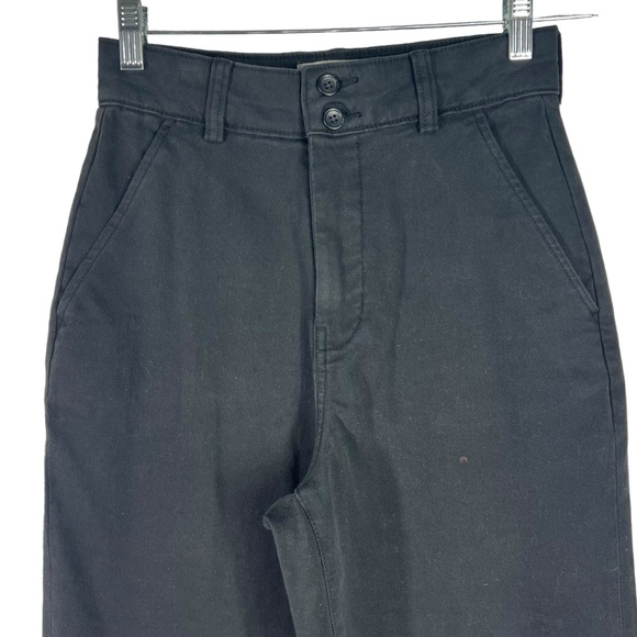 EVERLANE The Organic Cotton Wide Leg Pants Hight Rise Size 2 - Picture 4 of 10